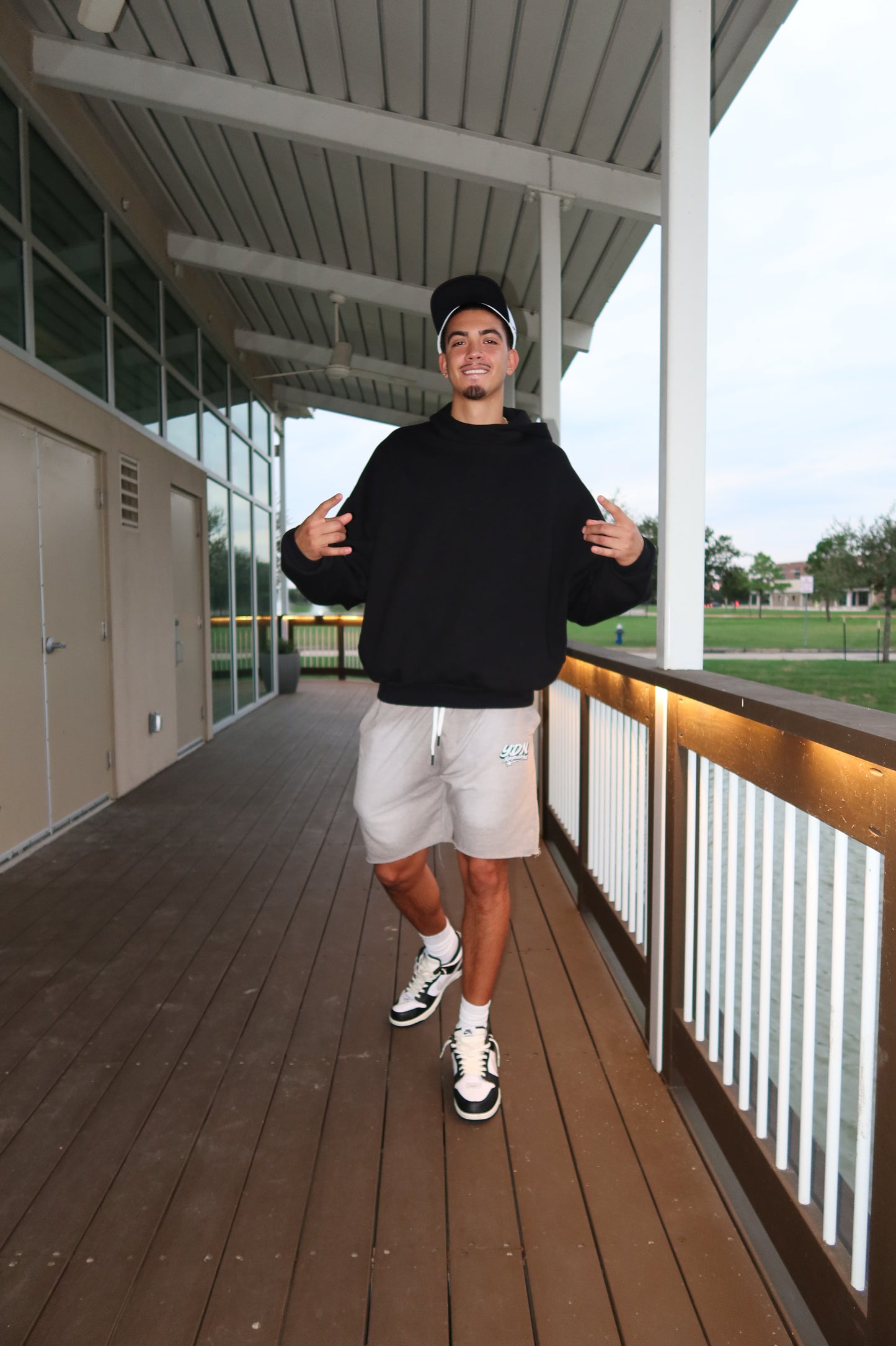 YDN Grey Wash Shorts