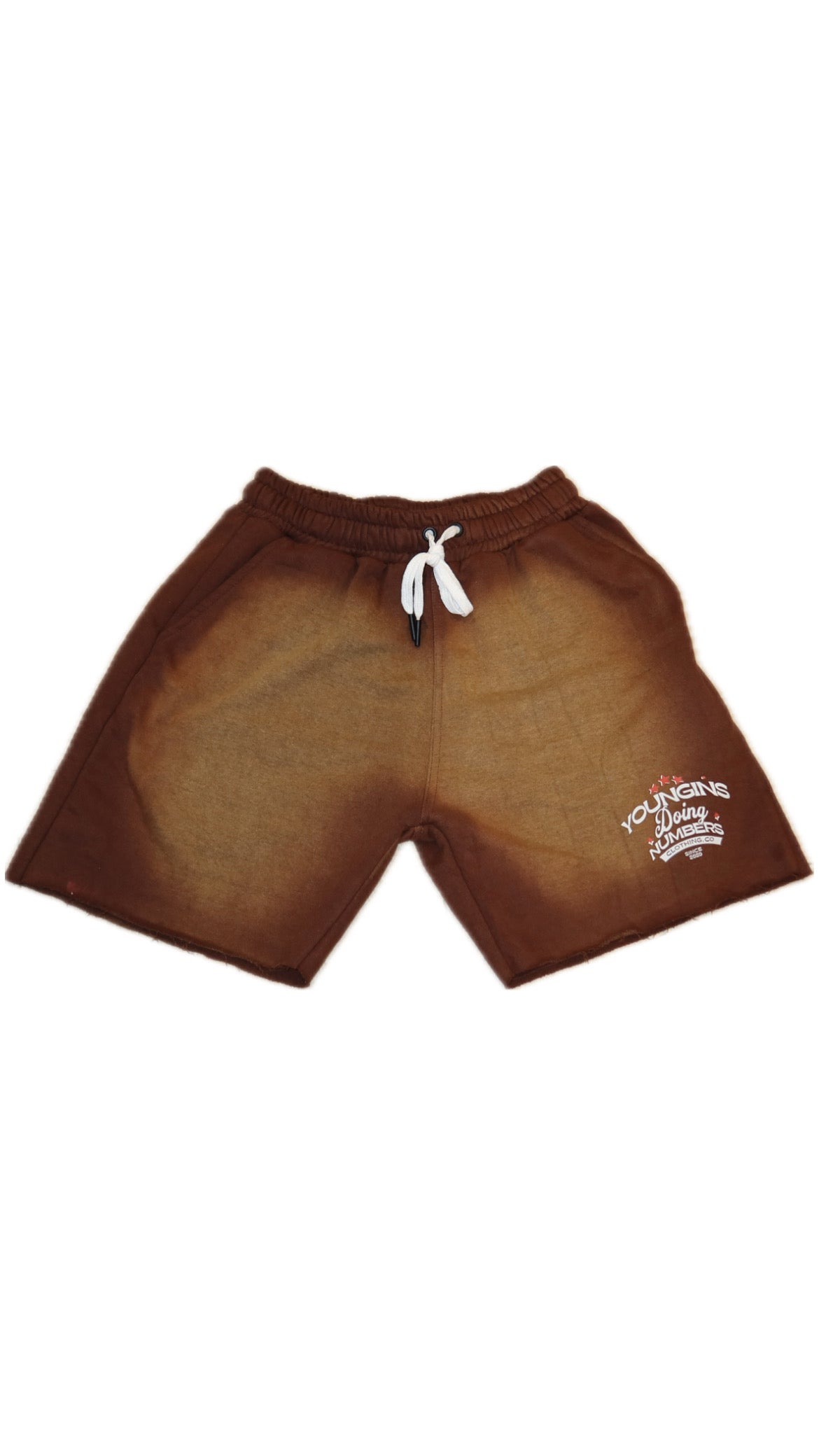 YDN Brown Wash Shorts
