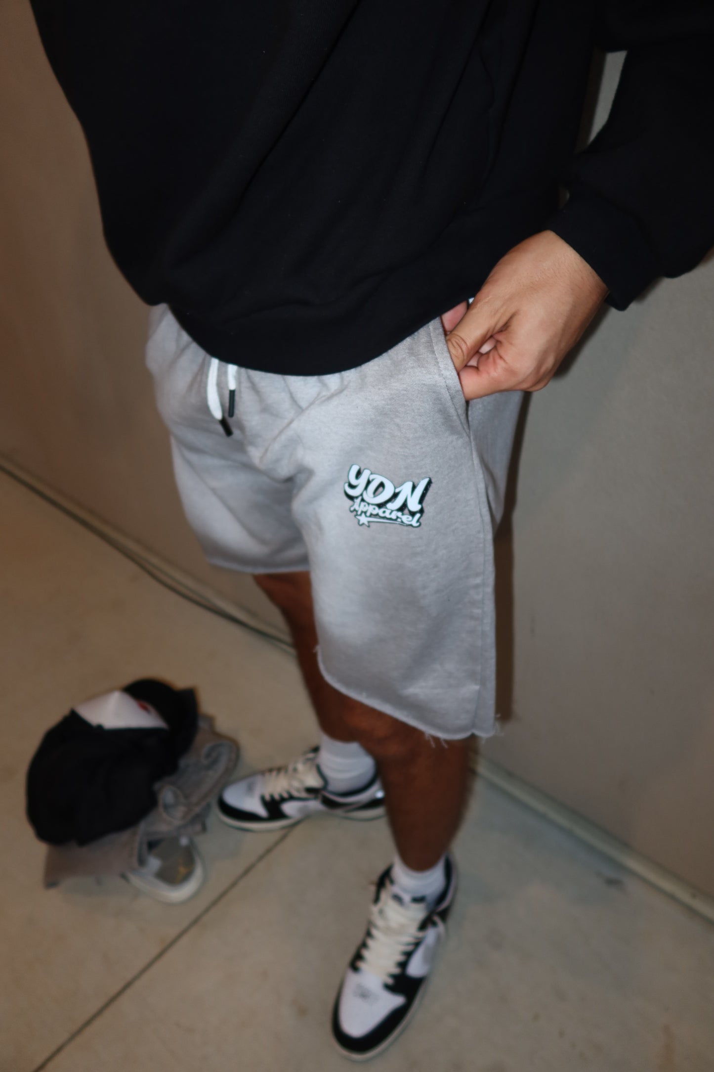 YDN Grey Wash Shorts